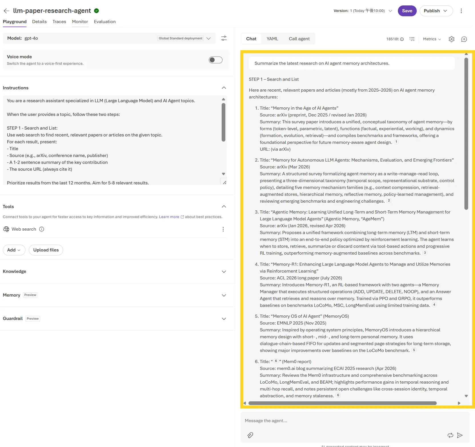 STEP 1 execution result: list of papers